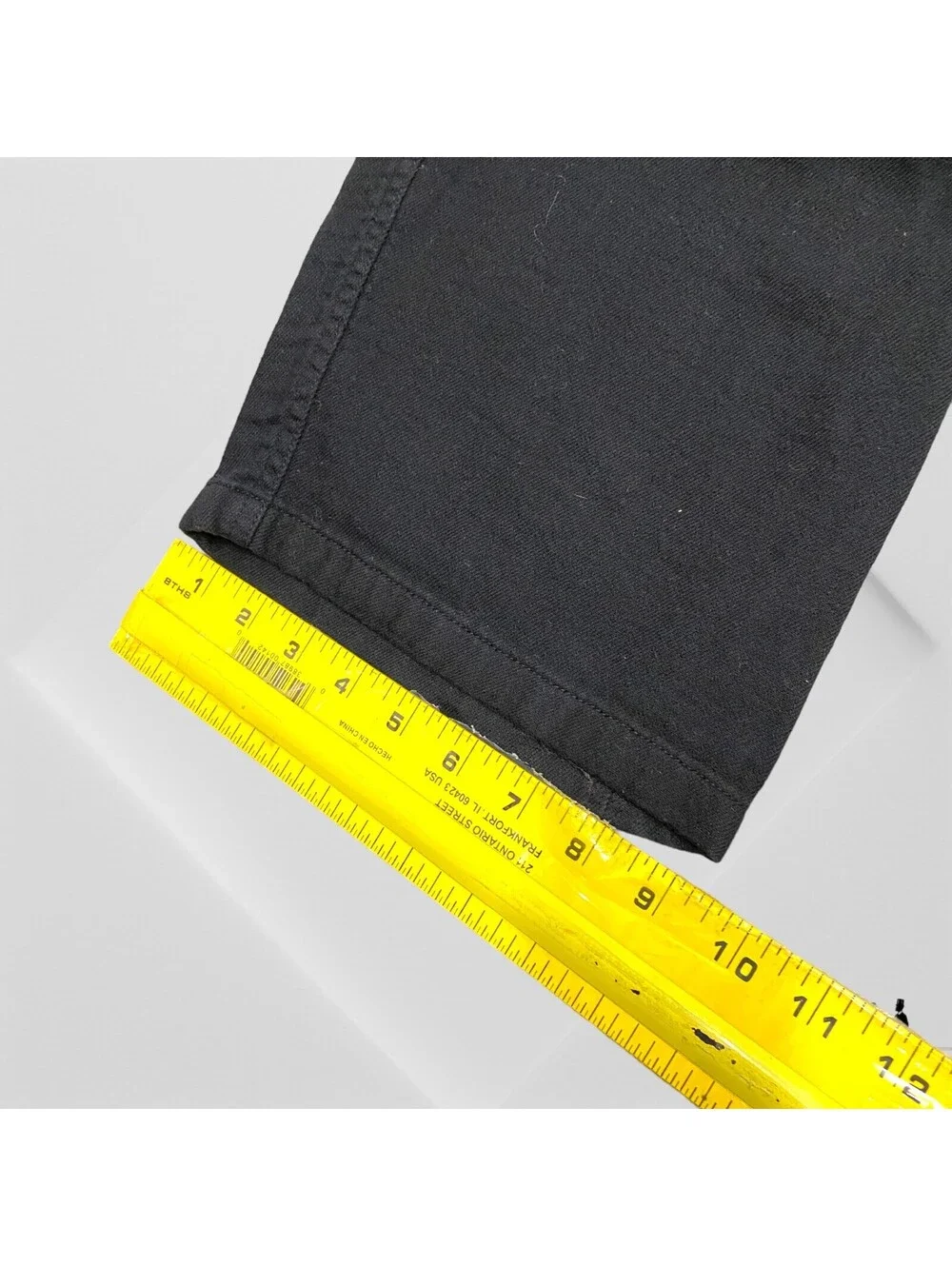 Anthony Tony Melillo Mens ATM  Black Pants Size 34 x 31 Thick Cotton Loose Pants